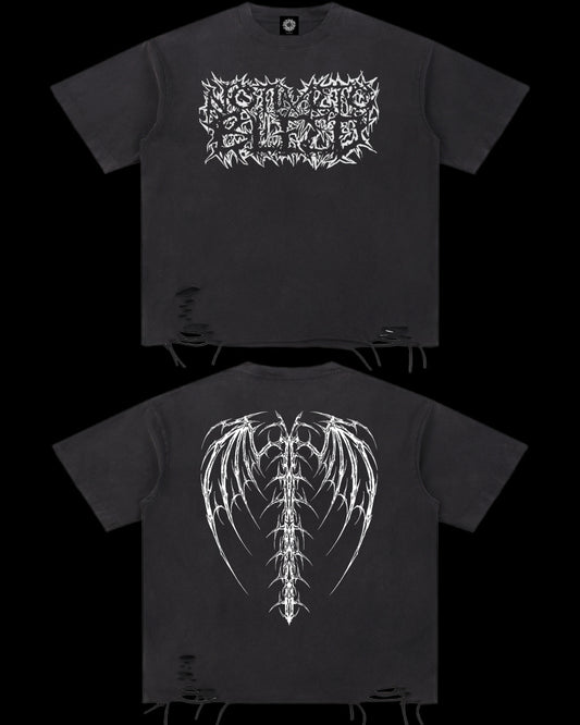 NTTB Wings Raw-Hem T-Shirt