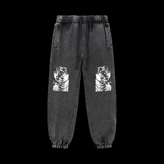 Beastie Snow Wash Jogged Sweatpants