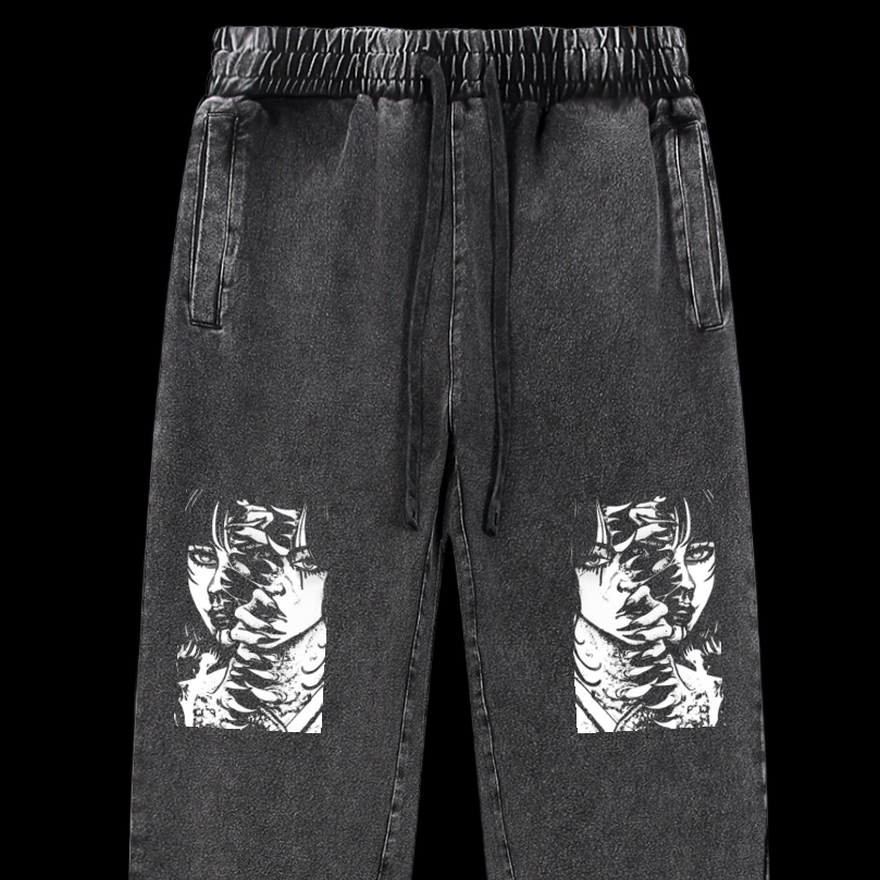 Beastie Snow Wash Jogged Sweatpants