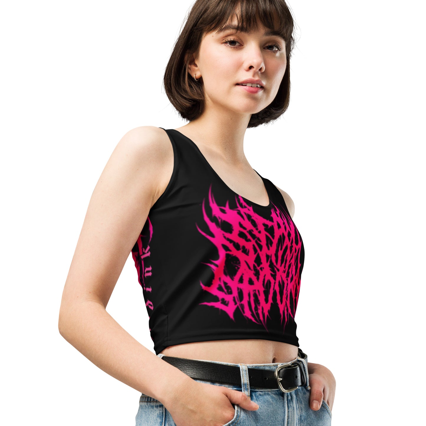 StaySpooky Pink Crop Top