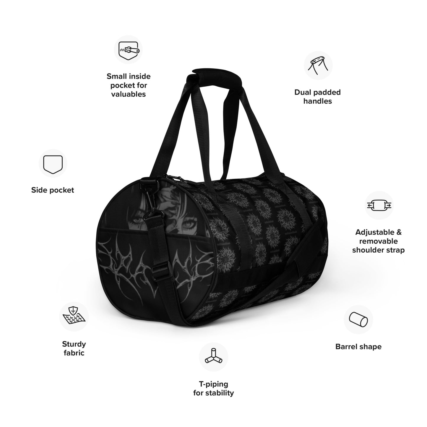 notimetobleed gym bag