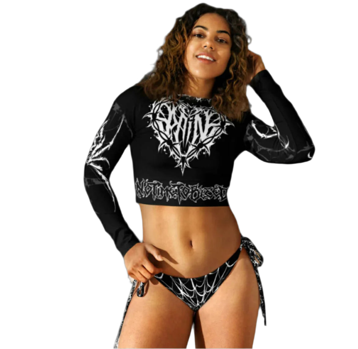 beasty eye string bikini bottom
