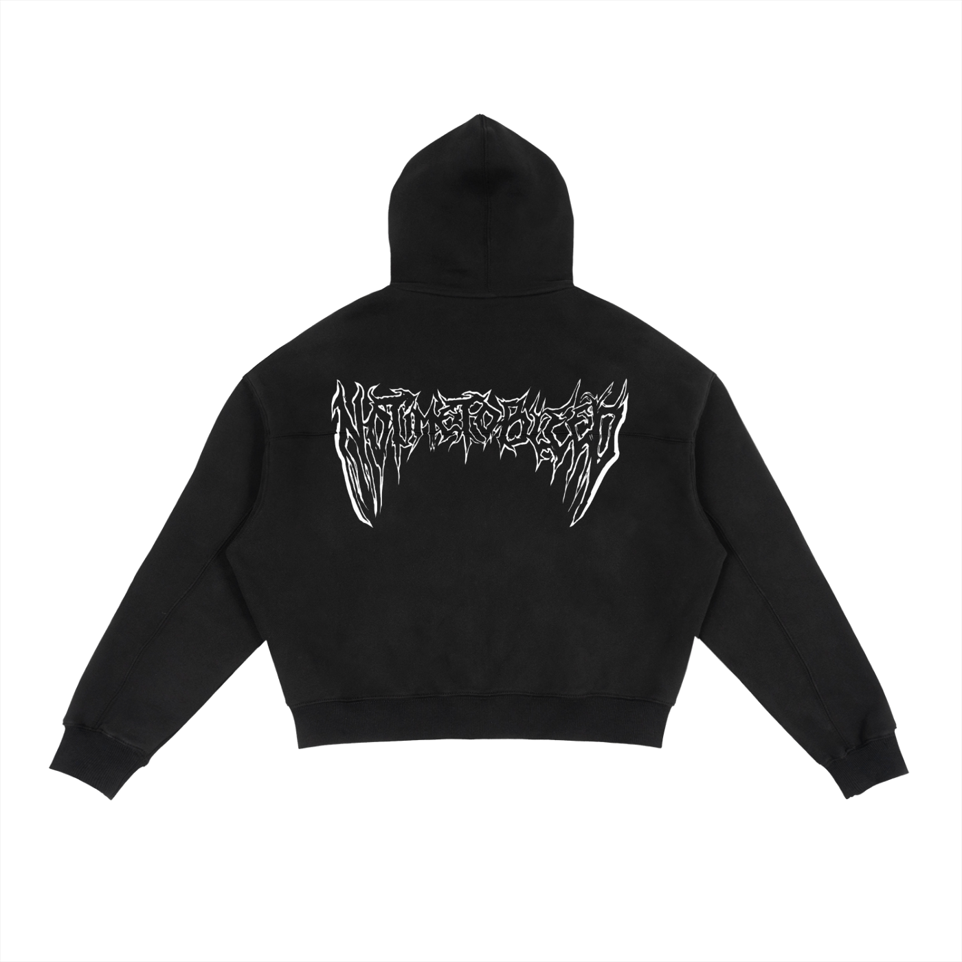 Notimetobleed Fleece Zip-Up Boxy Hoodie