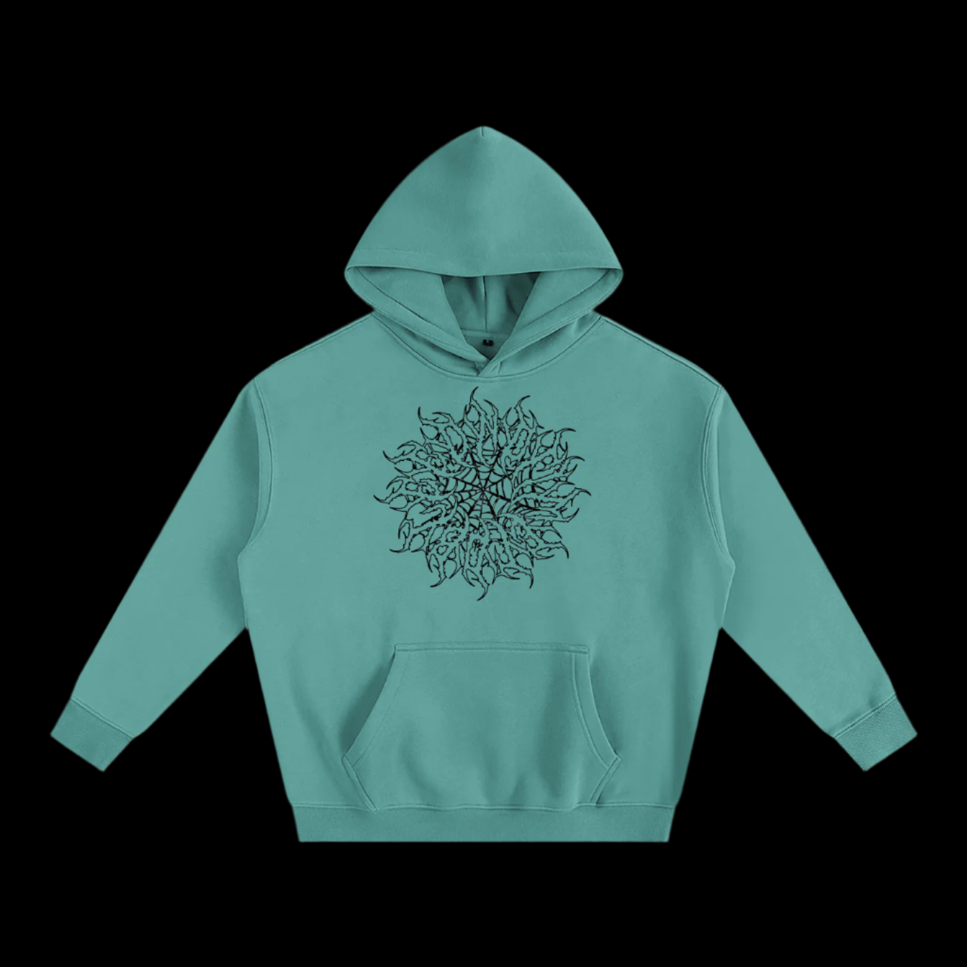 Oversize Fleeced Pastel Wings Hoodie