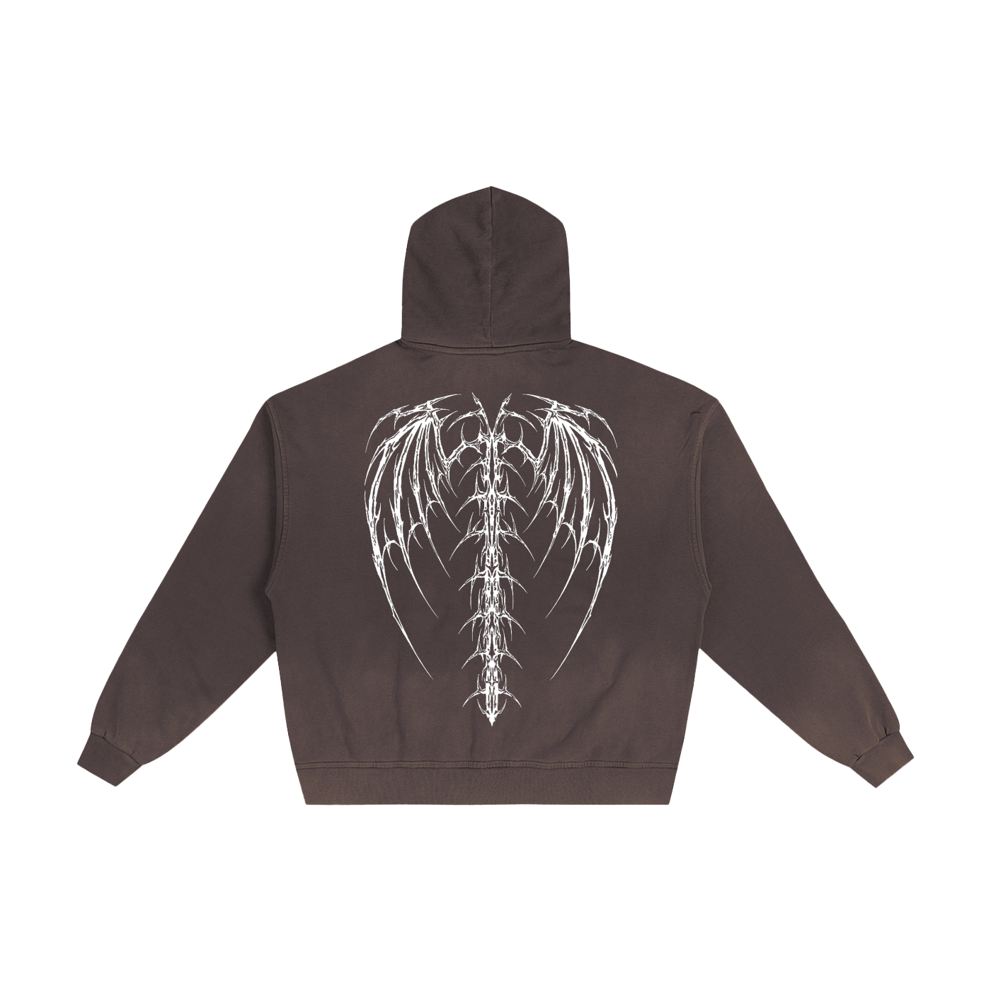 Hand-Frayed Sunfade Zip Hoodie