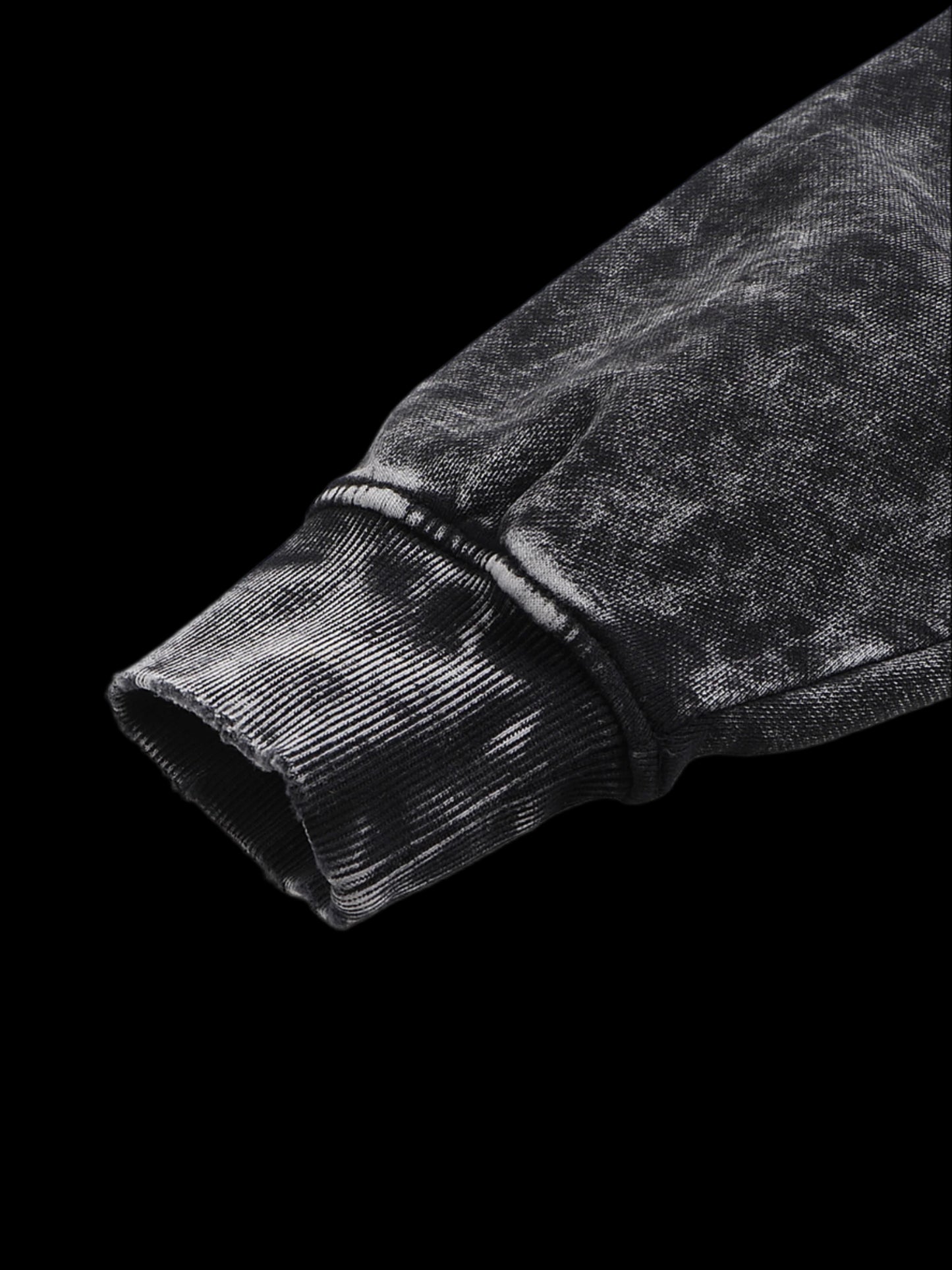 Snow Washed Hand-Frayed 333 Angel Sweatshirt