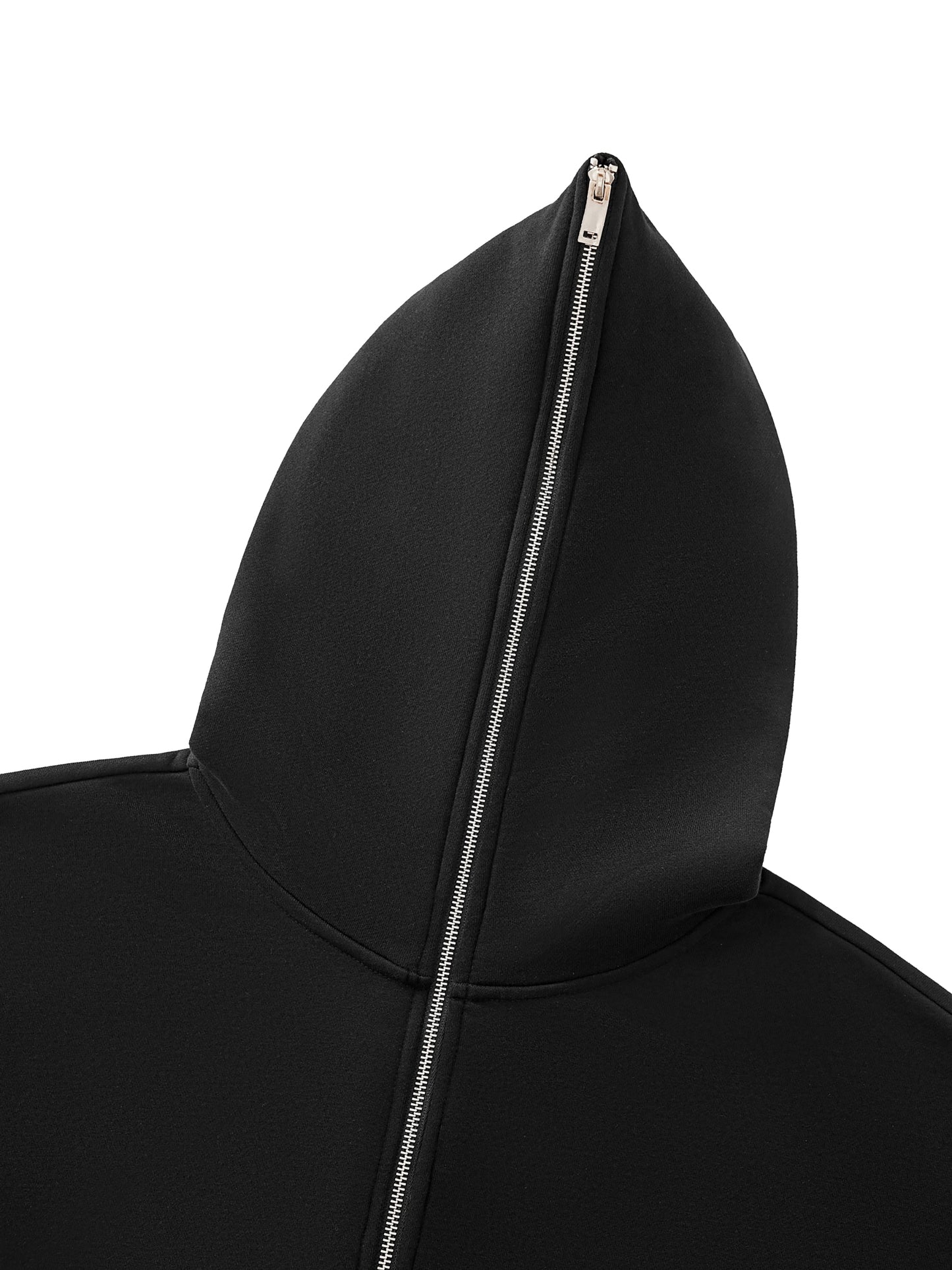 Fallen Fairy Fleeced Full-Zip Boxy Hoodie