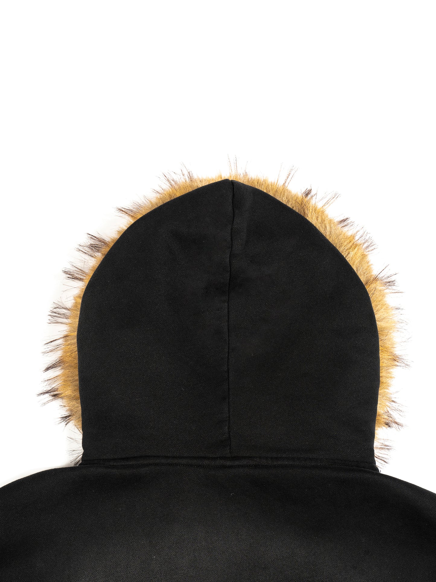 StaySpooky Boxy Detachable Fur Hoodie